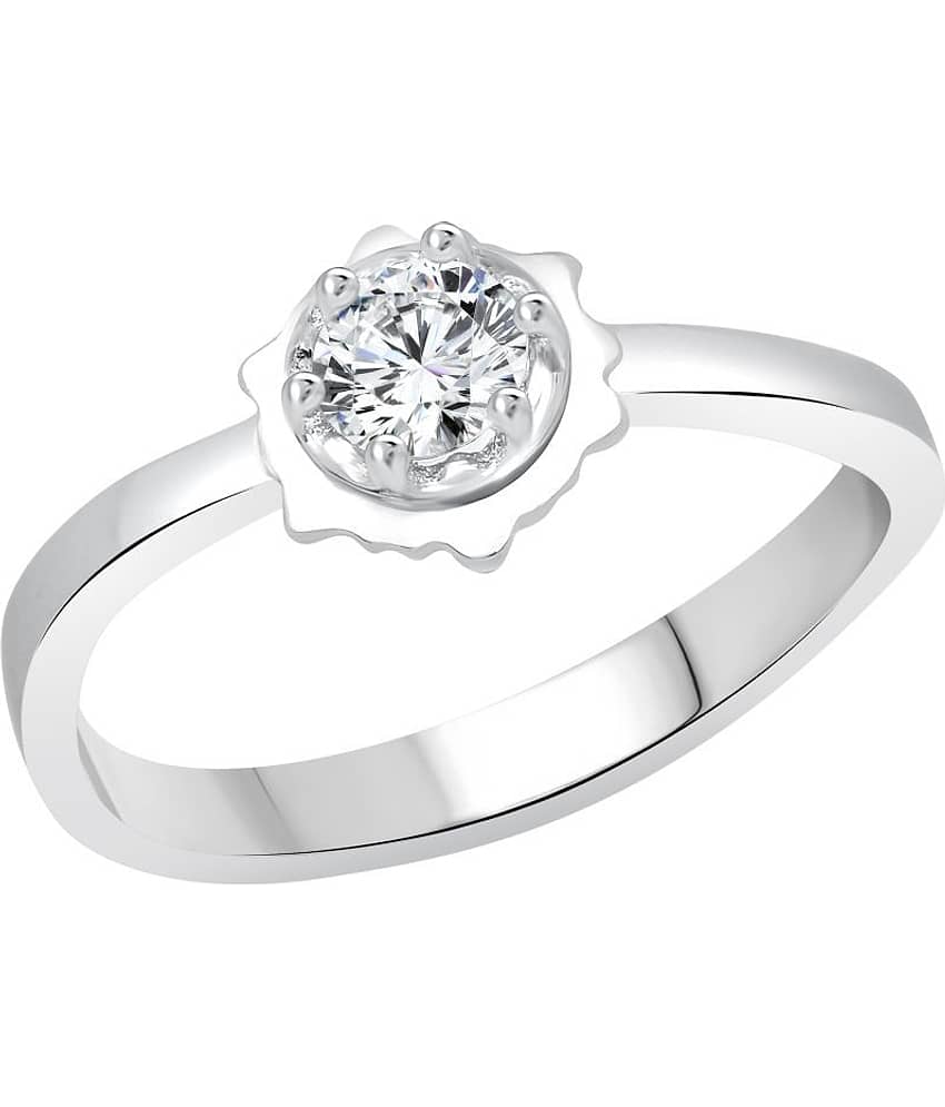 Vighnaharta Silver Alloy Ring