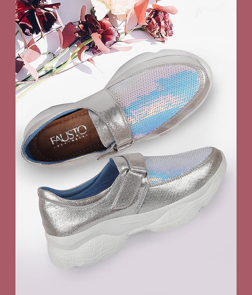Fausto - Blue Women's Sneakers