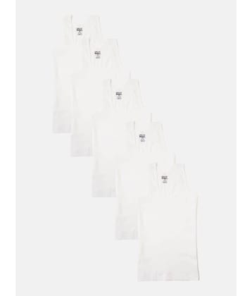 Lux Cozi Pack of 5 Boys Cotton ( White )