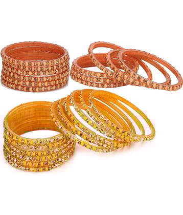 Somil Multicolor Bangle Set ( Pack of 24 )