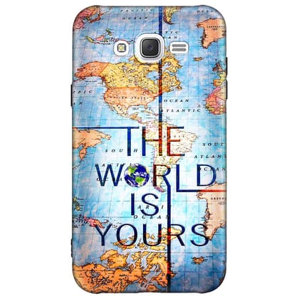 The World IS Yours Samsung J7 Premium Embossed Mobile cover