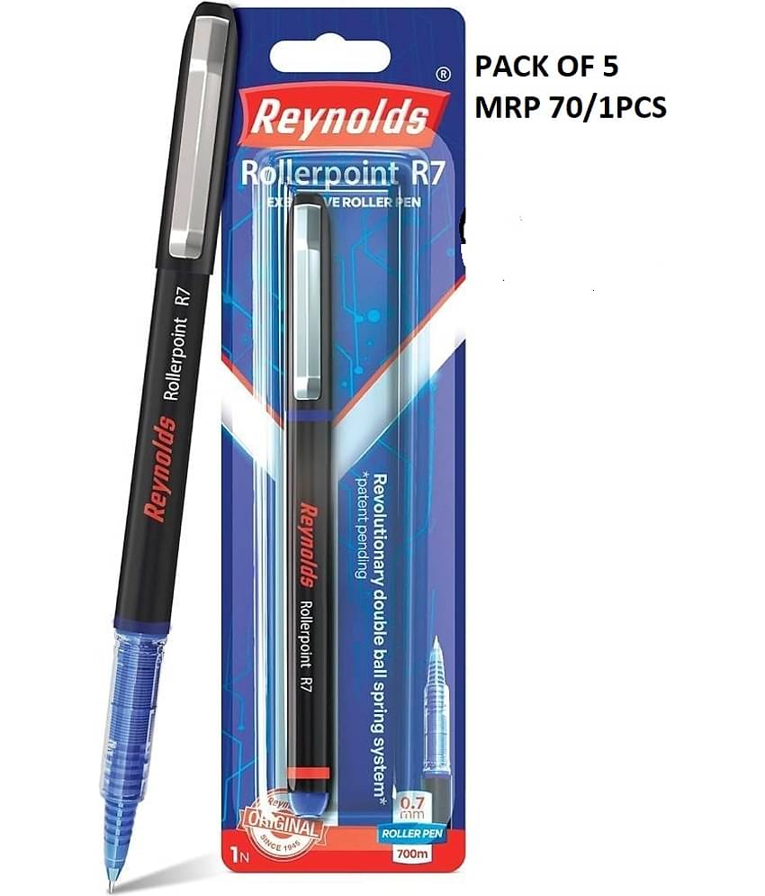 Reynolds Roller Point R7 1 Pcs B+Bl (Pack of 5)