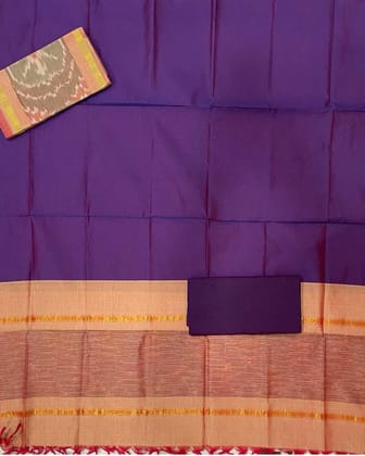 IKKAT LAVENDER COLOR DRESS MATERIAL