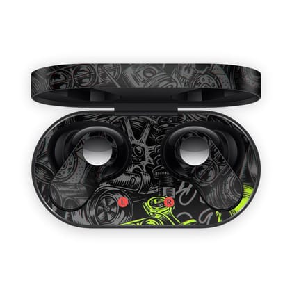 Skull Mech OnePlus Nord Buds Skin