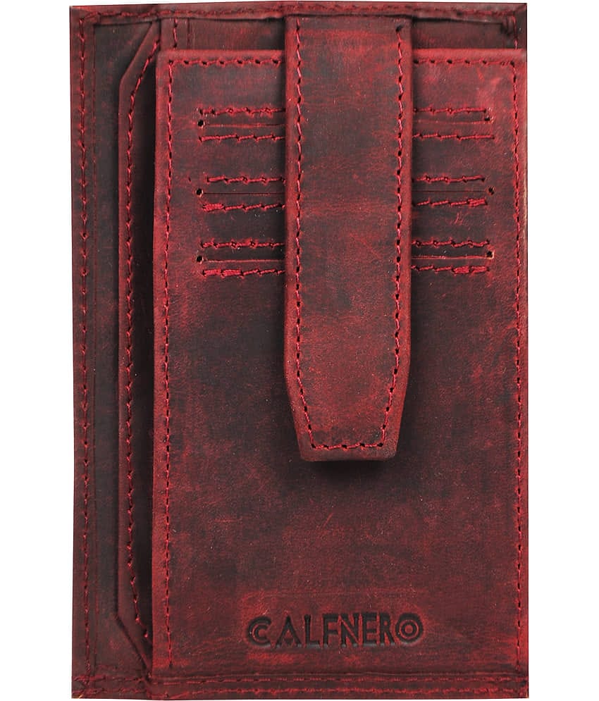 Calfnero Genuine Leather Card Case wallet