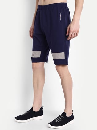 Mens Cotton Rich Lycra Printed Shorts-S