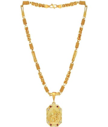 Thrillz Gold Plated Brass Chain ( Pack of 2 )