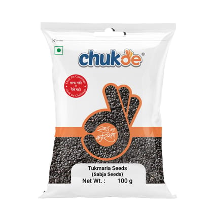 Chukde - Raw Chia Seeds - Sabja seeds - 100 Gm