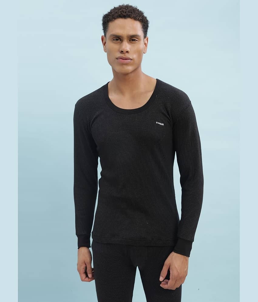 Dollar Ultra Pack of 1 Cotton Blend Thermal Tops For Men's ( Black )