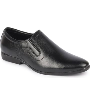 Fausto - Black Men's Slip On Formal Shoes