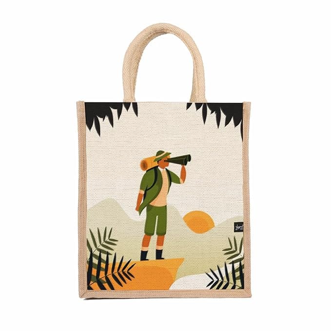 Jute bag Adventure Pack Of 2