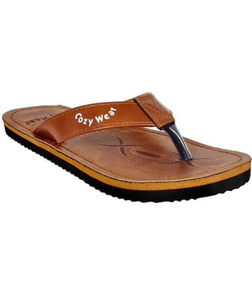 Cozy Wear Tan Flip Flops