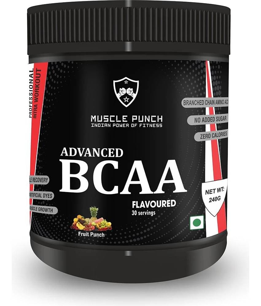 Muscle Punch Muscle Punch | BCAA 30 Servings | Fruit Punch 240 gm