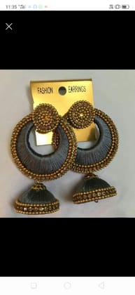 Royal Chandbali Jhumka Earrings