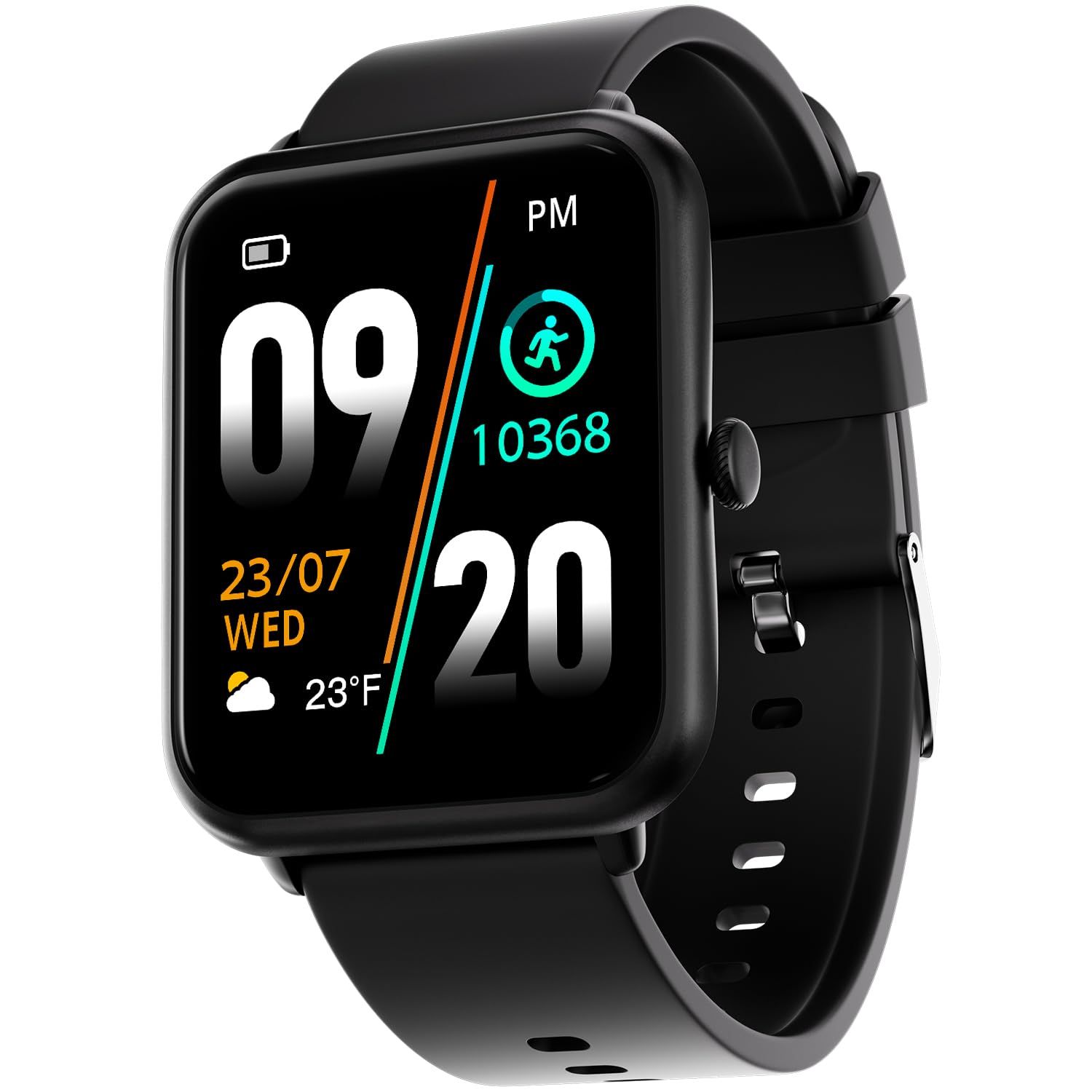 Fire-Boltt Ninja Call Pro Bluetooth Calling Smart Watch, 1.69” HD Display, AI Outfit Watch Face, 2 Looks in 1 Watch, Extra Straps at ₹99, 120+ Sports Modes, Smartwatch for Men & Women (Black) Fire-Boltt Ninja Call Pro Bluetooth Calling Smart Watch, 1.69”