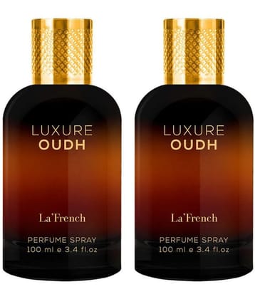 LA FRENCH Luxure Oud Eau De Parfum (EDP) For Men 200ml ( Pack of 2 )