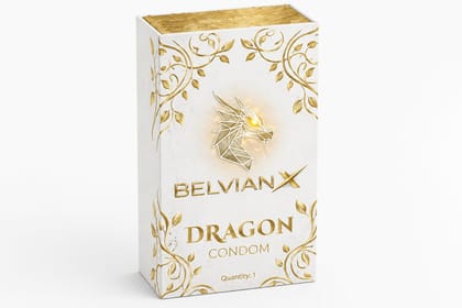 BelvianX Dragon Premium Condoms 6 Inch | Comfortable Fit | Safe & Reliable Personal Care Product