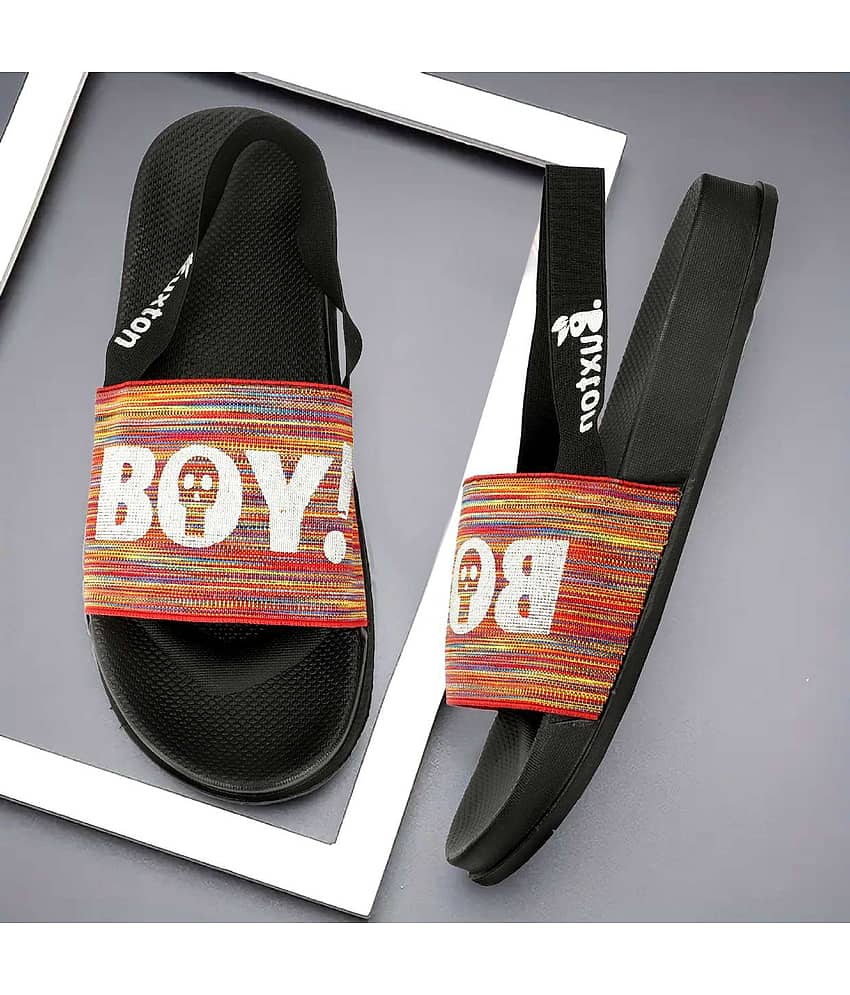 Buxton - Orange Men's Floater Sandals