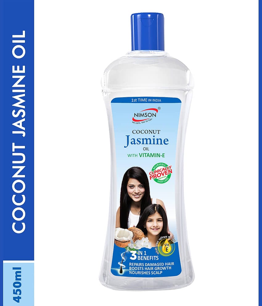 Nimson Jasmine Coconut Hair Oil for Nourishing & Strengthening Hair 450 ml