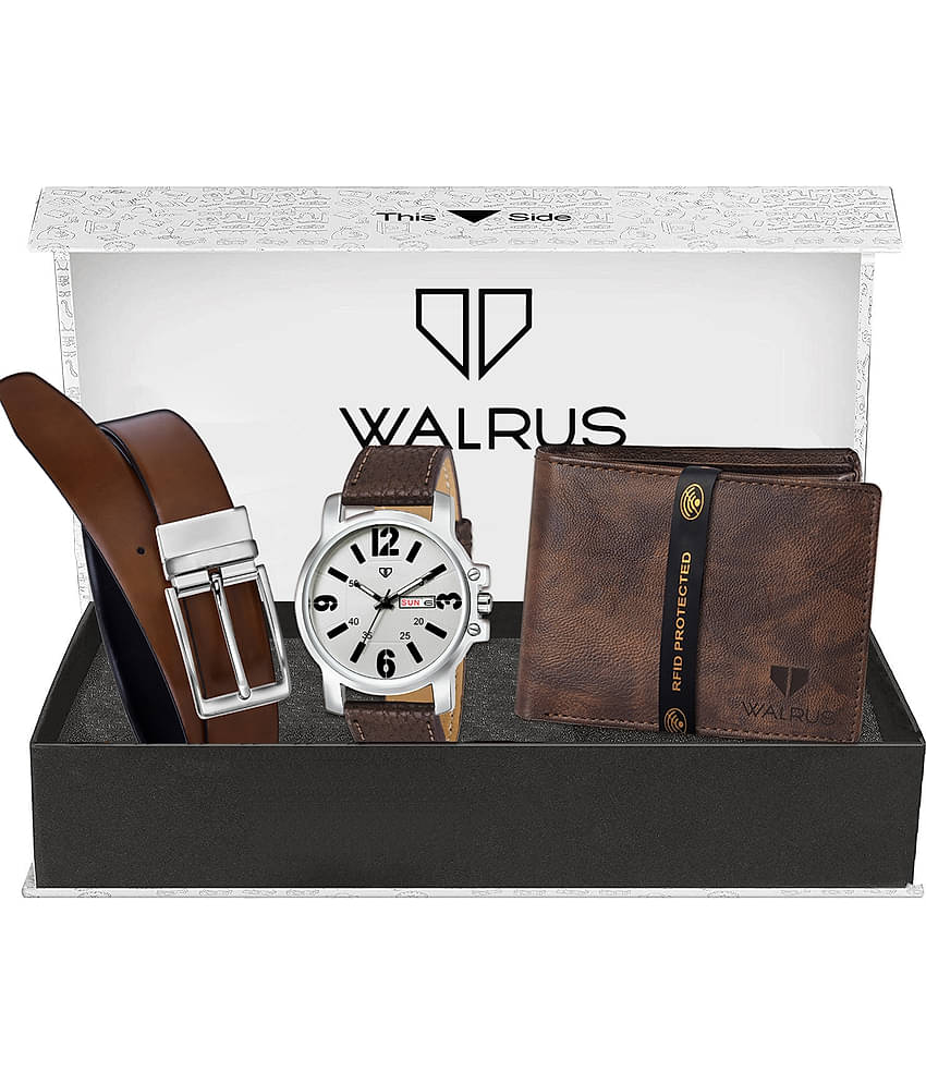 Walrus WWWBC-COMBO38 Leather Analog Men's Watch