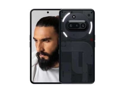 Nothing Phone (3a) Smartphone (8GB, 256GB Storage), 43.66 cm (17.19 cm) Full HD+ Display, 32MP Front Camera, 5000 mAh Battery - Black