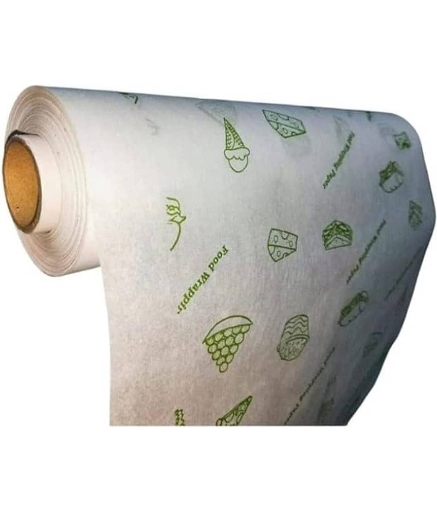 Eclet 25 Meter Food WRAP Multipurpose Food Wrapping Paper Premium Non-Stick Butter Wrapping Paper. Food Wrapping Paper, Re-heatable Non Stick Paper, Parchment Paper