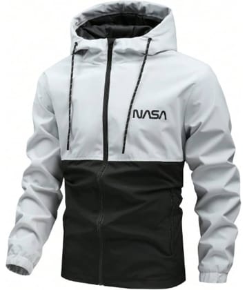 TAZO Nylon Men's Casual Jacket - Grey ( Pack of 1 )