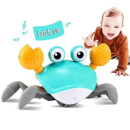 Crawling Crab Baby Musical Kids Toy with LED Lights and Rechargeable Batteryassorted colour