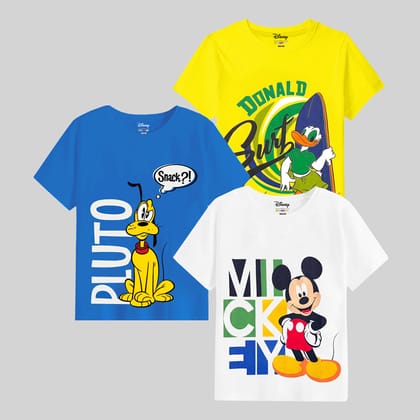 KUCHIPOO © DISNEY BOYS HALF SLEEVES T-SHIRTS-4-5 Years