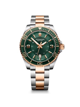 Victorinox Men 43 mm Size Green Dial Maverick Analog Watch - V242008-Green