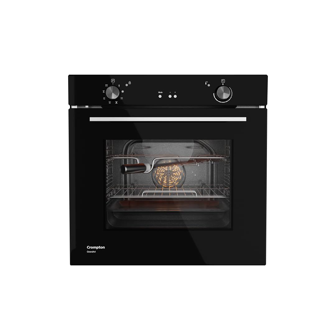 Crompton Grand Art Steam oven 78L Built in Black Finish Oven Crompton Grand Art Steam oven 78L Built in Black Finish Oven - Black / 78 liters