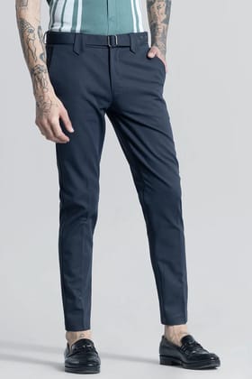 Flex Fit Prussian Blue Formal Trouser-34