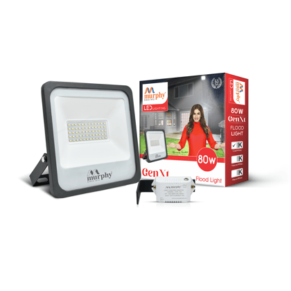 Murphy LED 80W Genxt  Flood Light-With Auto On Off Driver-Cool White / Pack of 1