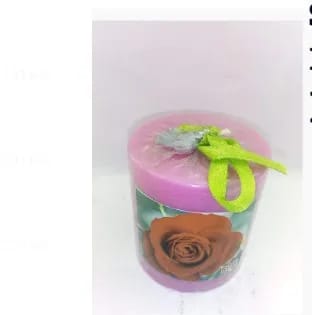 Pillar Aroma Candles Rose