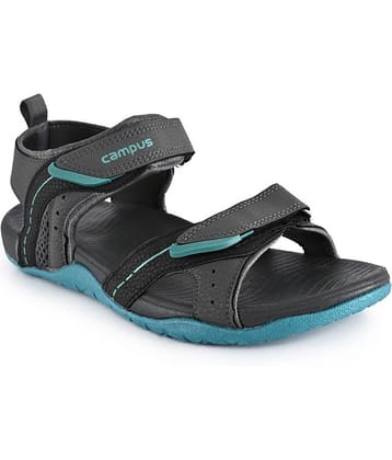 Campus Gray Synthetic Floater Sandals