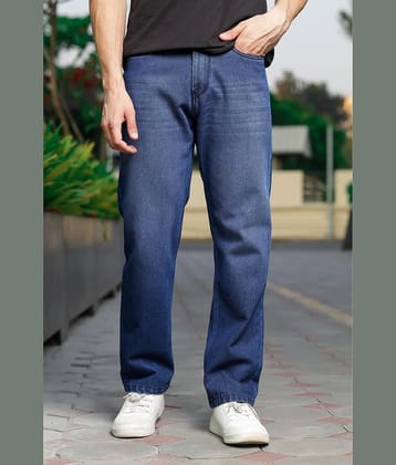 RAGZO Relaxed Faded Men's Jeans - Blue ( Pack of 1 )