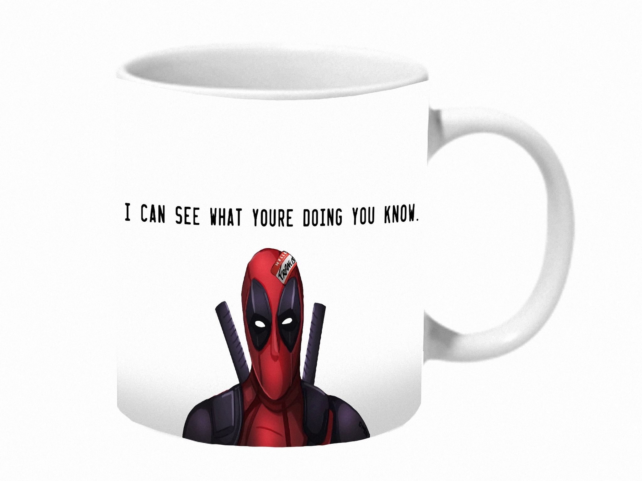 Multicolor Deadpool Hello Francis Ceramic Mug
