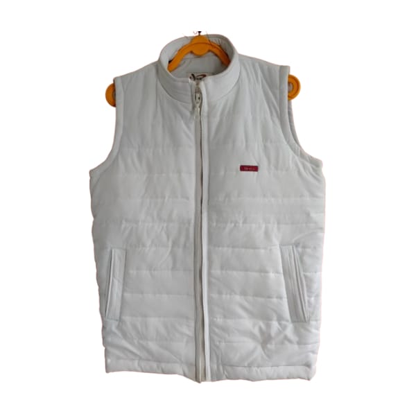 White Color Half Jacket for Men , Heavy  Winter XL