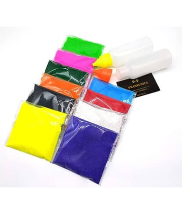 PRANSUNITA Other Rangoli Dotter Tool Stencil – 2 pcs with Marble Dust Rangoli ( Pack of 10 )