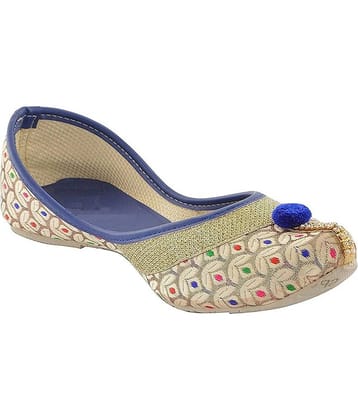 Anjaneya Creations Blue Ethnic Footwear