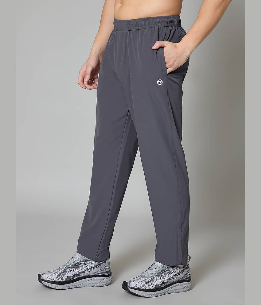 Turnfit Grey Polyester Men's Sports Trackpants ( Pack of 1 )