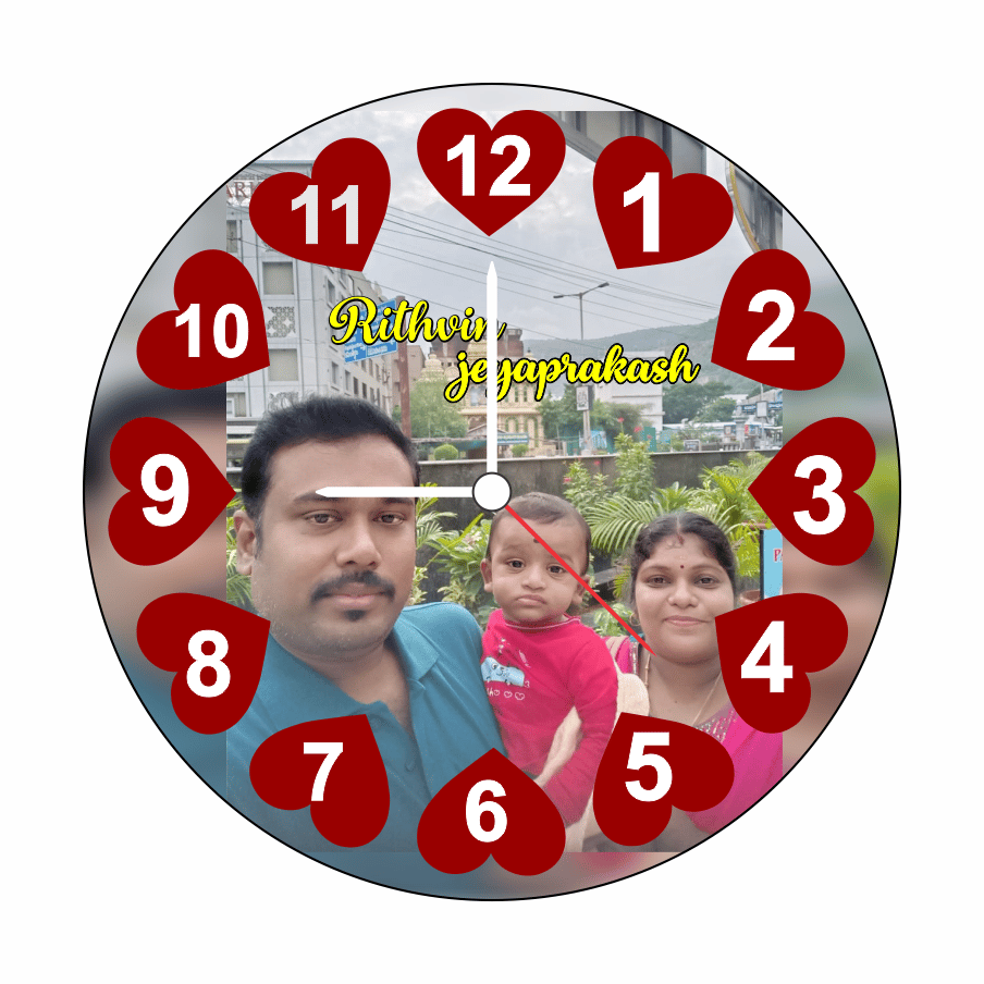 Wall Clock.Size:12x12Inch