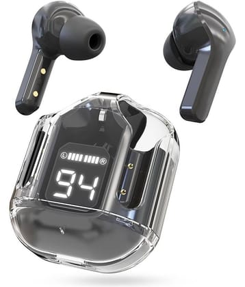 Tecsox Ultrapod In Ear Bluetooth Earbuds | 5 Hr PlayTime | IPX4(Splash Proof) Powerfull Bass TWS-Bluetooth Headphone V 5.1 Black