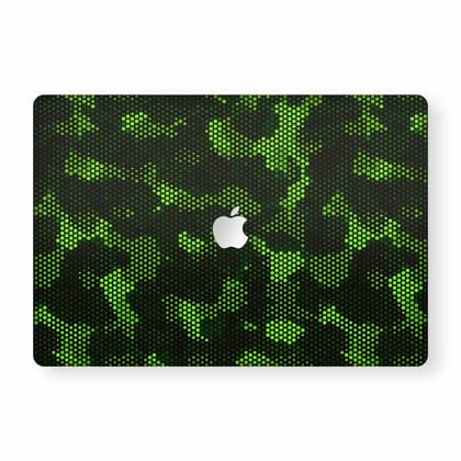 MacBook Matrix Design - Green 1 Laptop Skins