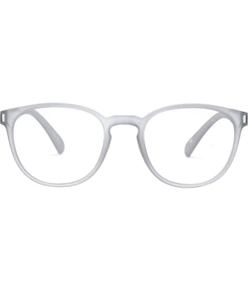 Peter Jones - Light Grey Round Eyeglass Frame ( Pack of 1 )
