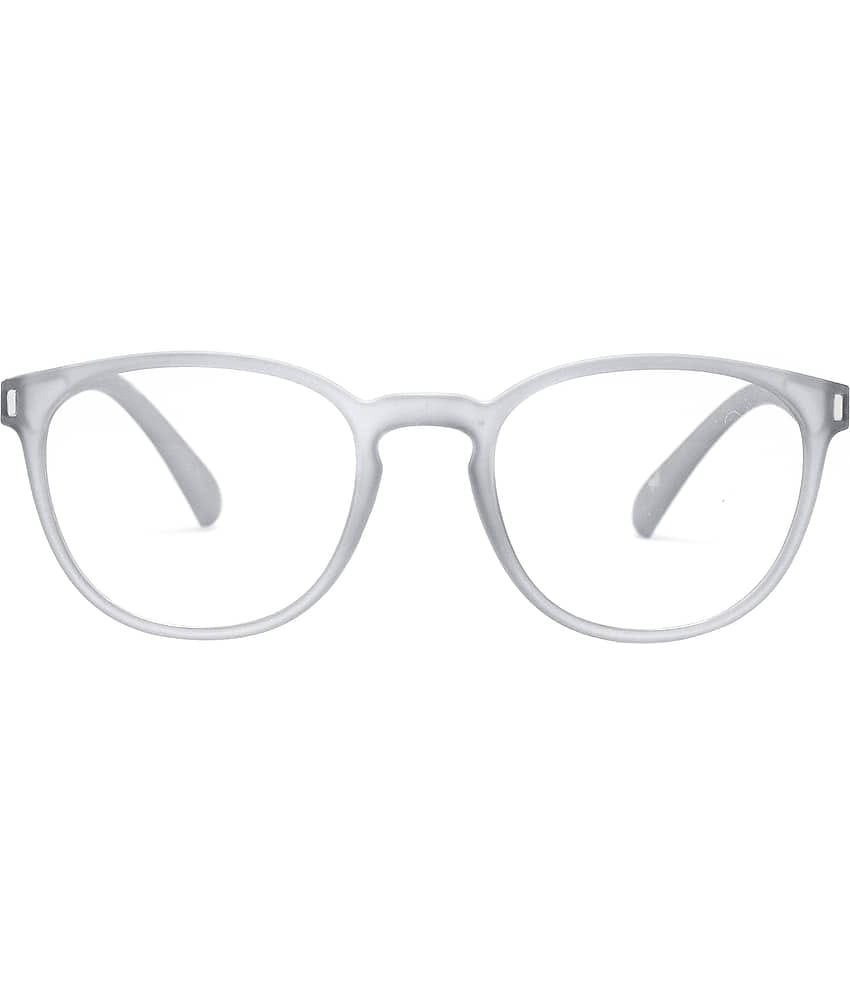 Peter Jones - Light Grey Round Eyeglass Frame ( Pack of 1 )