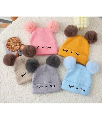 Infispace Pack of 1 Unisex for Baby Caps ( Multi )