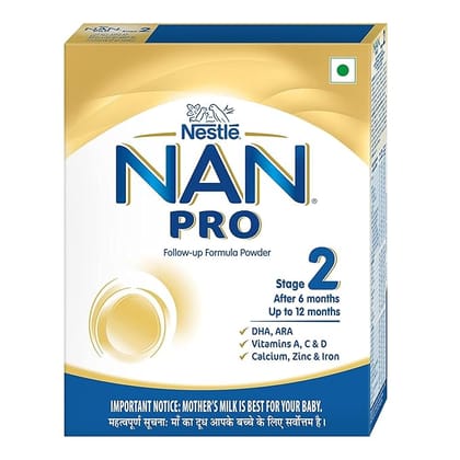 Nestle Nan Pro Infant Formula Powder - FROM 6 Upto 12 Months, Stage 2
