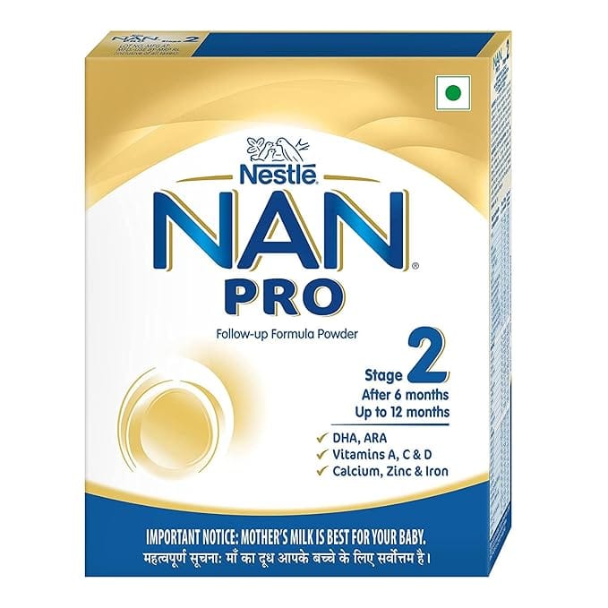 Nestle Nan Pro Infant Formula Powder - FROM 6 Upto 12 Months, Stage 2