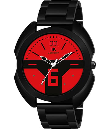 IIK COLLECTION - Black Stainless Steel Analog Men's Watch